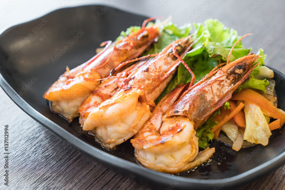 fried shrimps or prawns