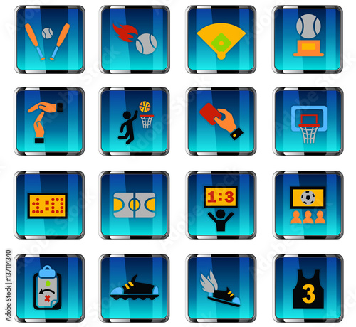 sport icon set