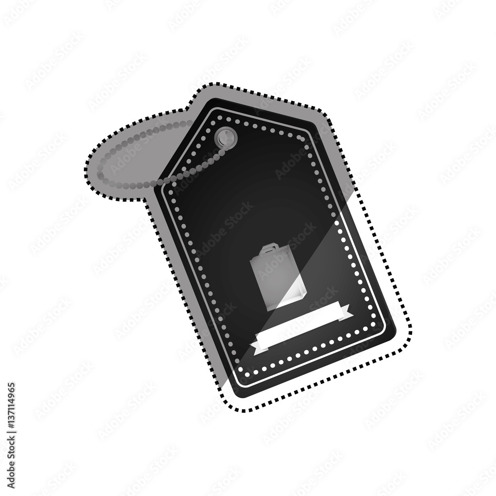 Shopping tag label icon vector illustration graphic design