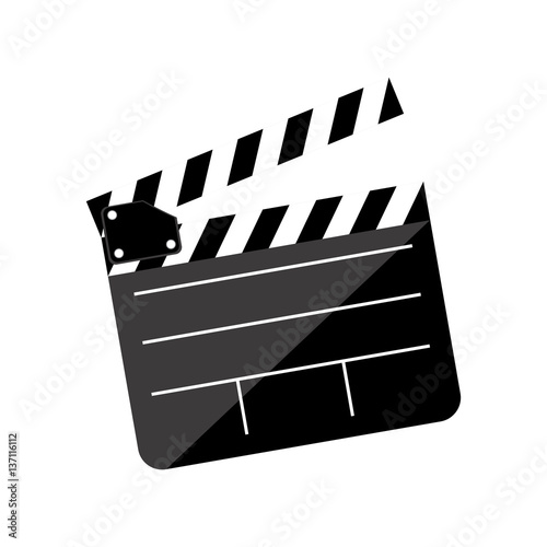 symbol short film icon image, vector illustration design
