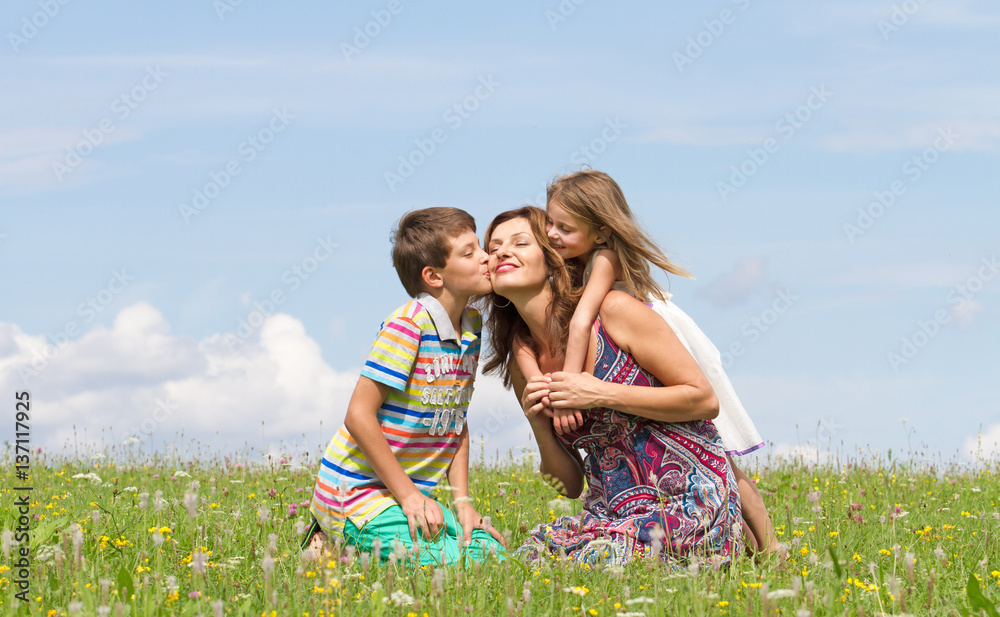 Fototapeta premium Glücklich in der Natur