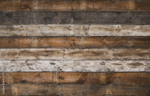reclaimed old wooden background photo