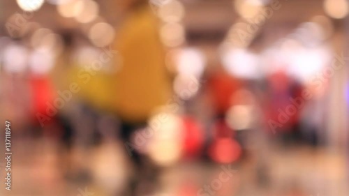 Wallpaper Mural Out of focus background and unrecognizable people Torontodigital.ca