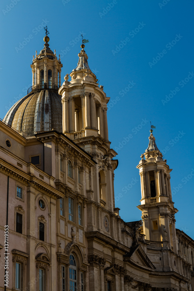 Sant Agnese in Agone in the Piazza Navona