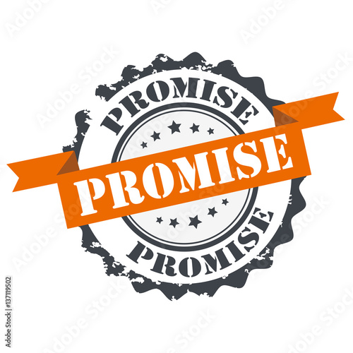 Promise stamp sign seal logo