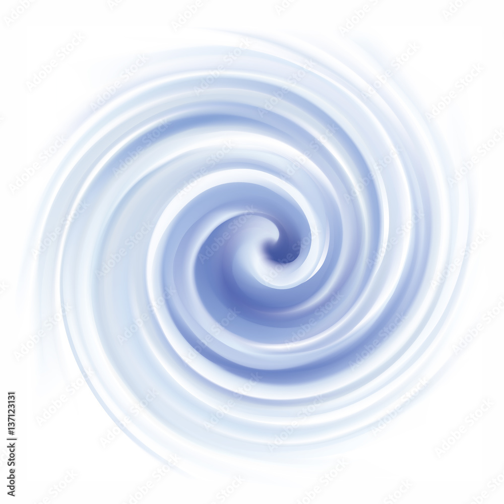 Vector background of cobalt swirling water texture