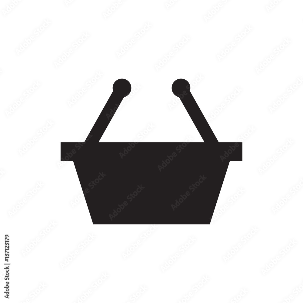 shopping basket icon illustration shopping basket icon illustration
