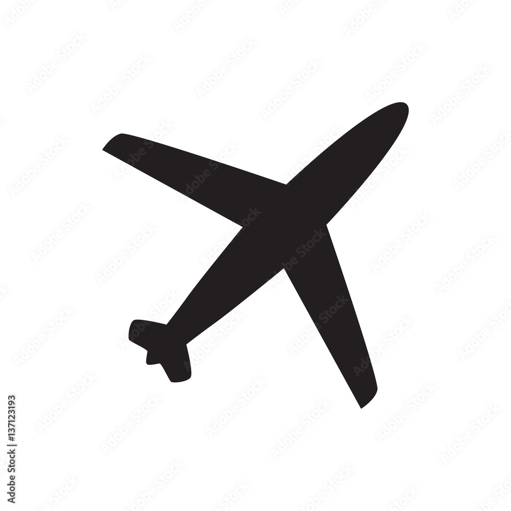 Obraz premium plane icon illustration