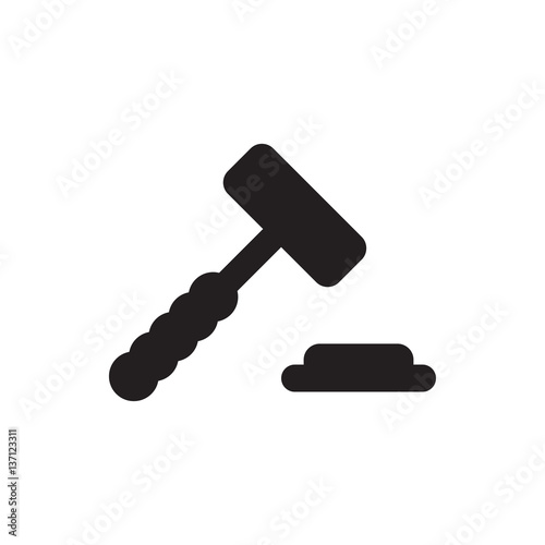 auction hummer icon illustration