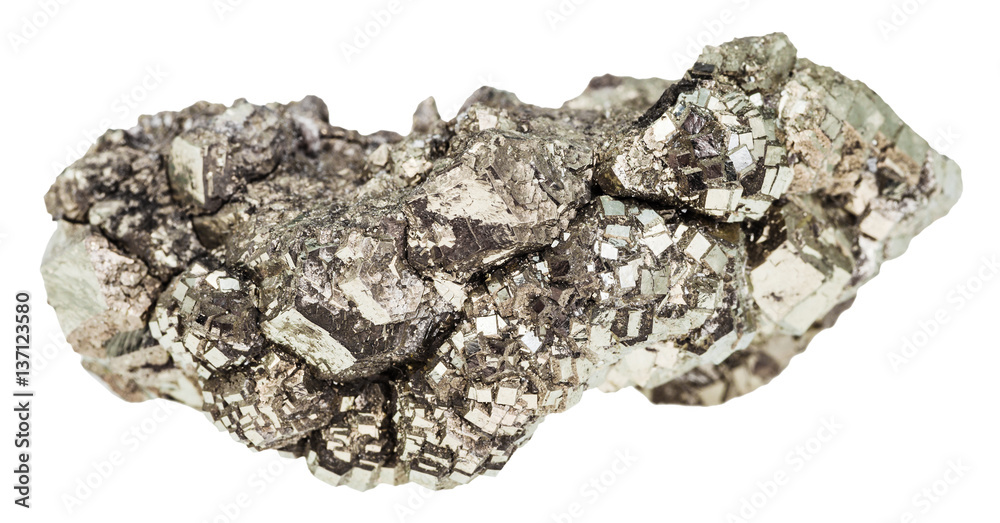 specimen of marcasite stone (white iron pyrite) specimen of marcasite stone (white iron pyrite)