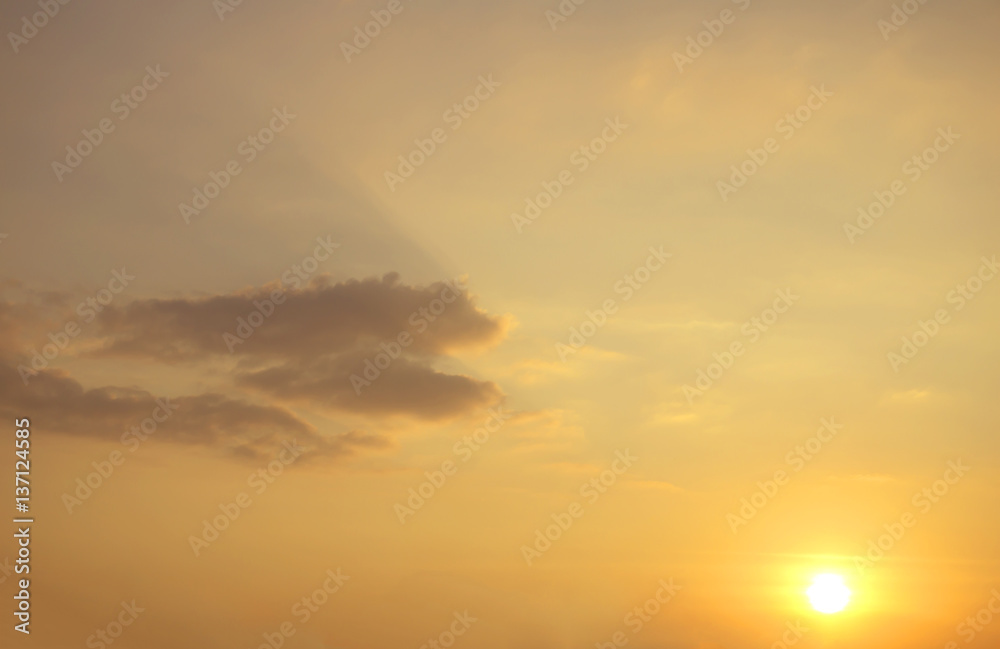 Fototapeta premium Sky, sunrise