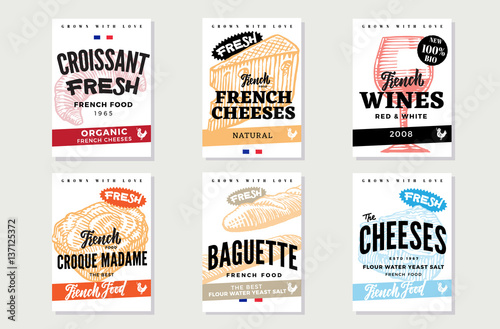 Sketch French Food Brochures