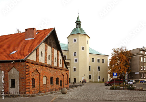 Castle of Pomeranian dukes in Slupsk. Pomeranian voivodeship. Poland