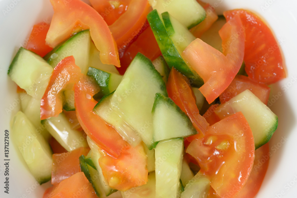 Salad vegetables close. Salad vegetables close.