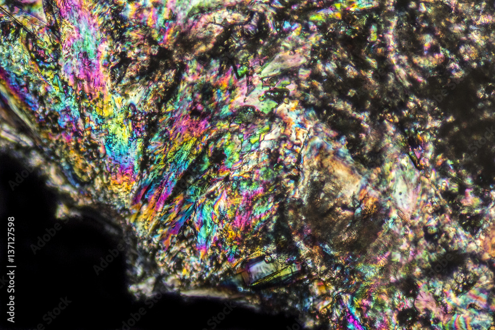 Obraz premium microscopic Loperamide crystals