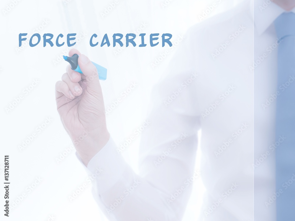 Force carrier Force carrier