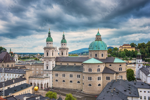 View on the old town of Salzburg,, Austria