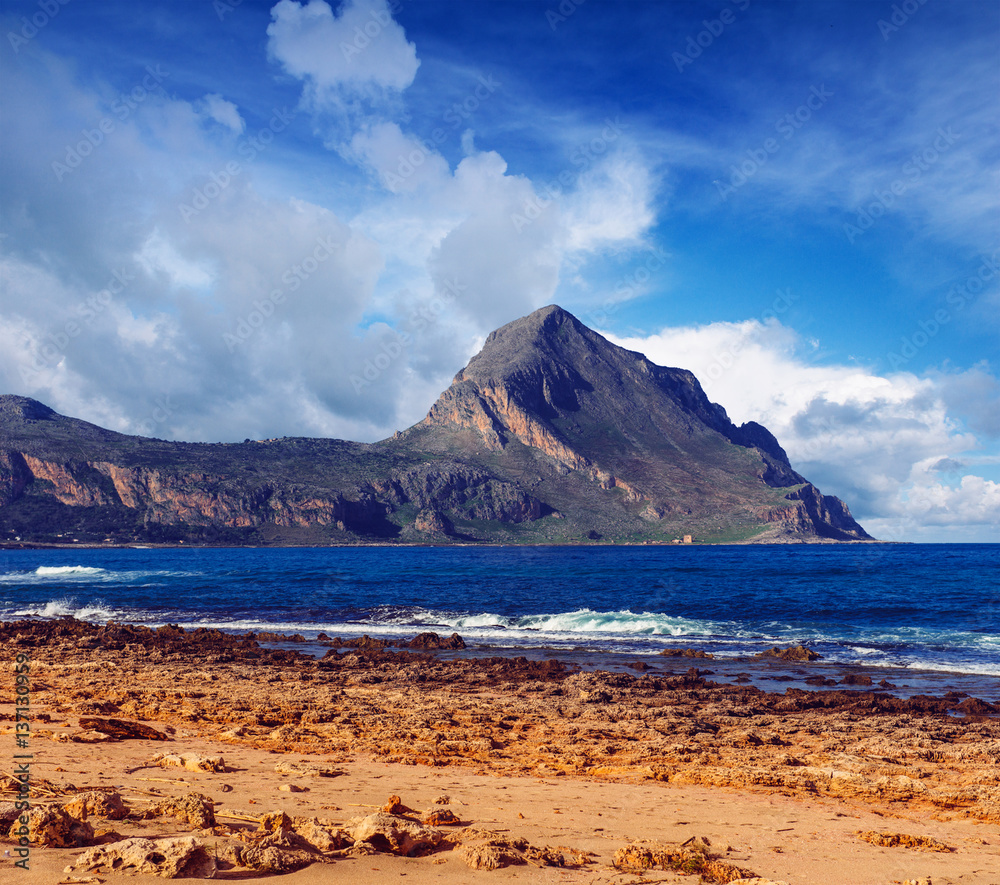 Location cape San Vito. Sicily, Italy, Europe. Location cape San Vito. Sicily, Italy, Europe.