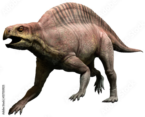 lotosaurus from the Triassic era 3D illustration © warpaintcobra