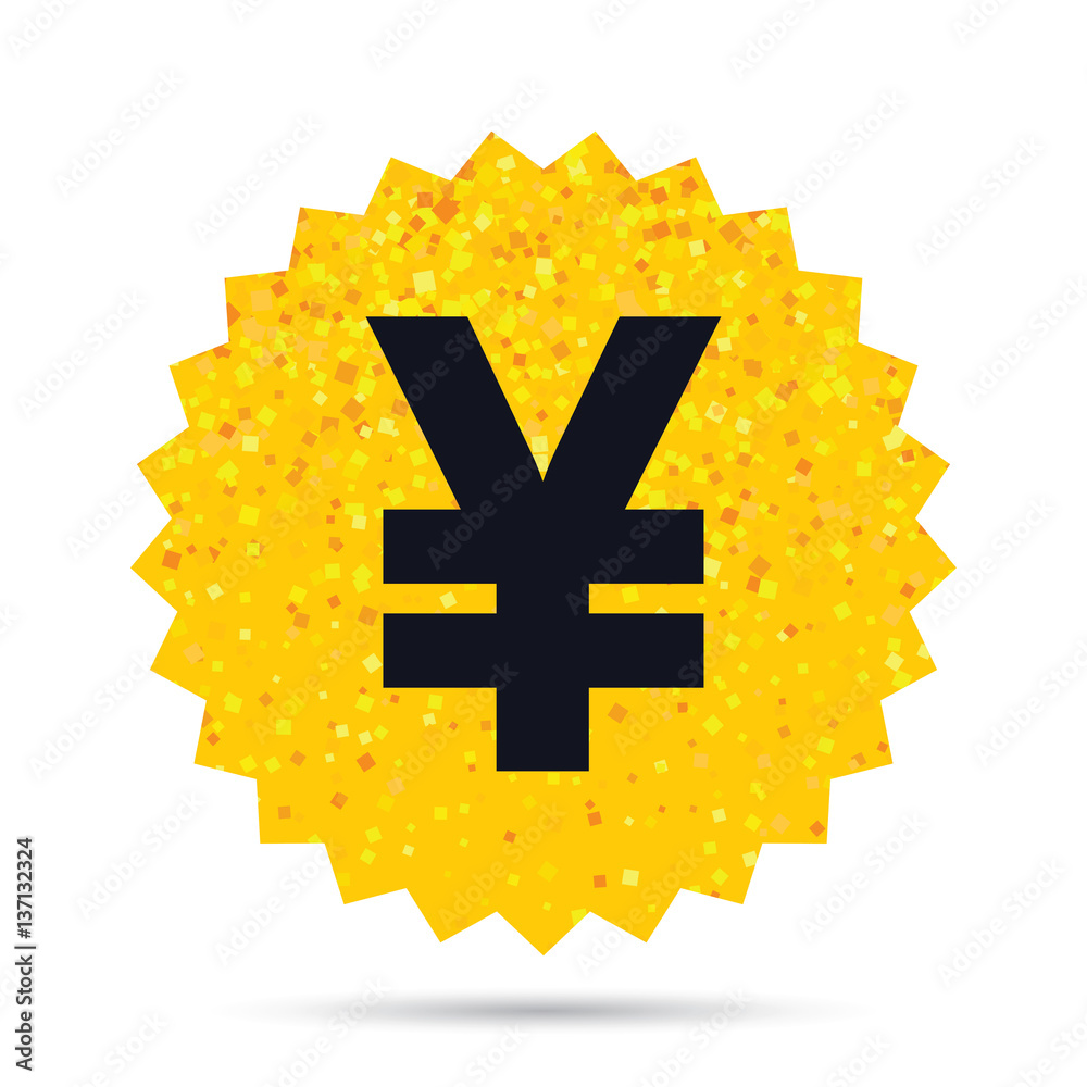 Obraz premium Yen sign icon. JPY currency symbol.