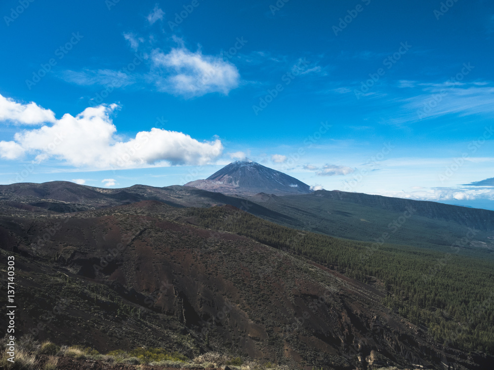Landschaft um den Pico del Teide