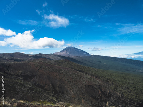 Landschaft um den Pico del Teide