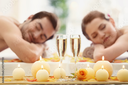 Beautiful spa composition w...