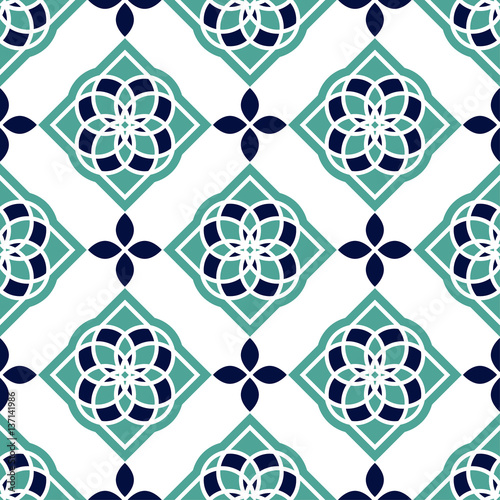 Portuguese azulejo tiles. Blue and white gorgeous seamless patterns. For scrapbooking, wallpaper, cases for smartphones, web background, print, surface texture, pillows, towels, linens bags T-shirts