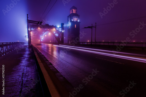 Bridge in the fog