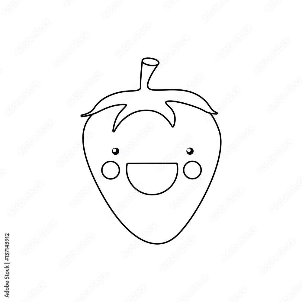 Line drawing fruit Line drawing fruit