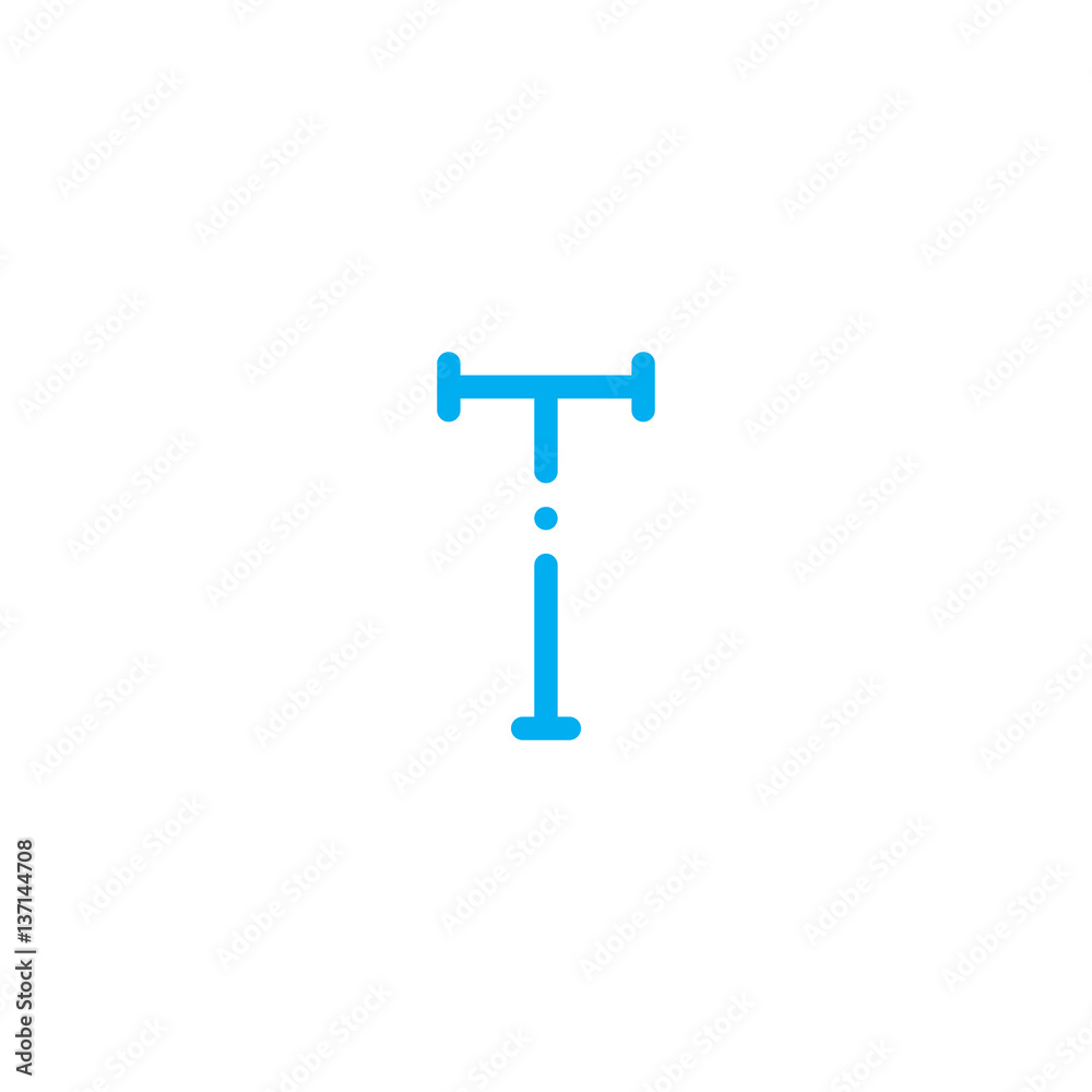Thin vector font Thin vector font