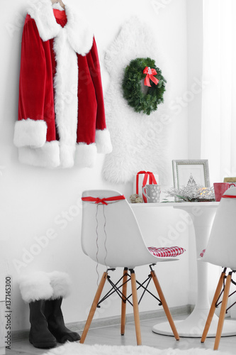 Modern dining room with Chr...