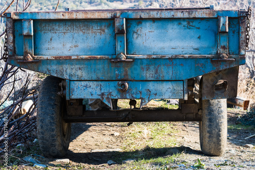 Wallpaper Mural Old Tractor Trailer Torontodigital.ca