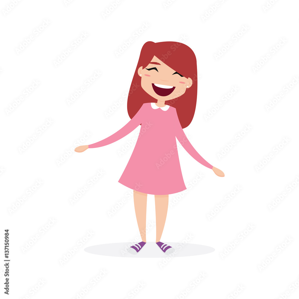 Happy young girl Happy young girl