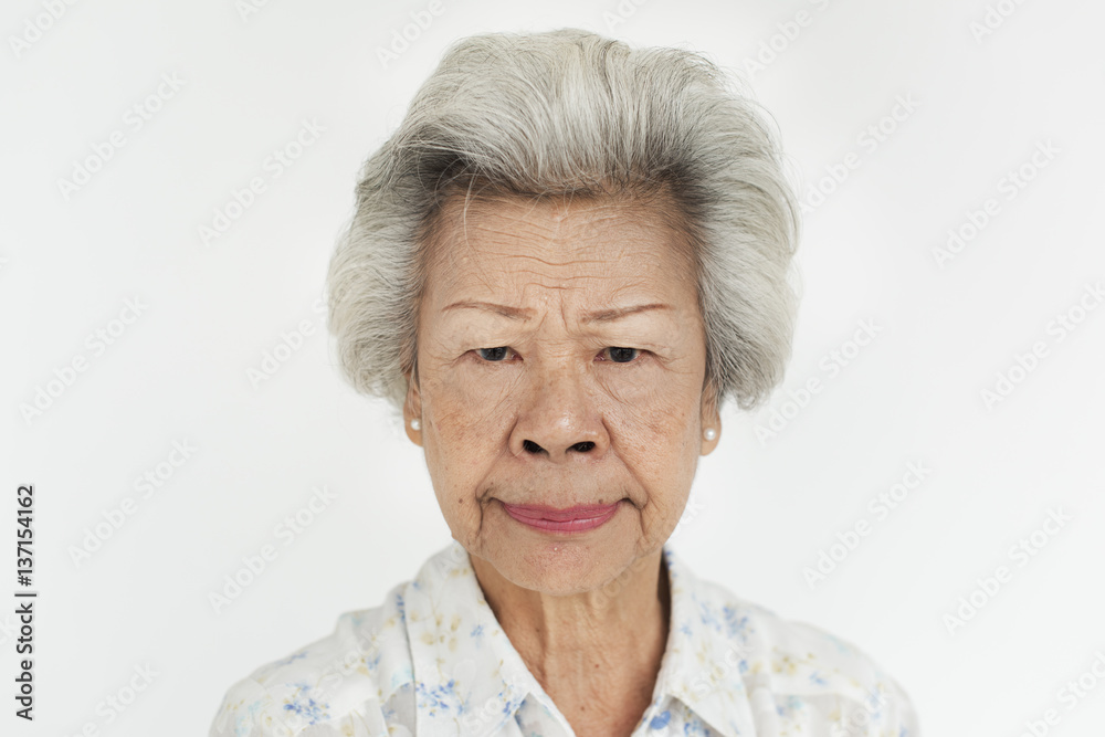 Serious Person Concerned Problem Concept Serious Person Concerned Problem Concept