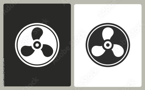 Fan - vector icon.