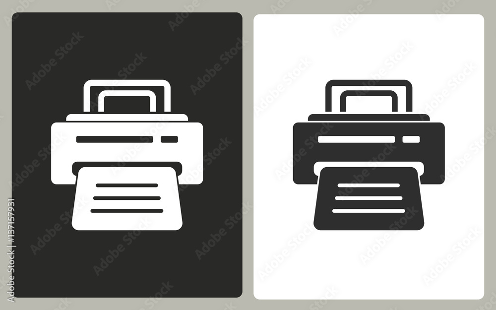 Printer - vector icon.