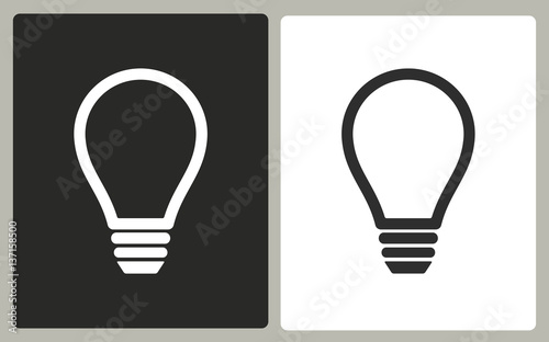 Lamp - vector icon.