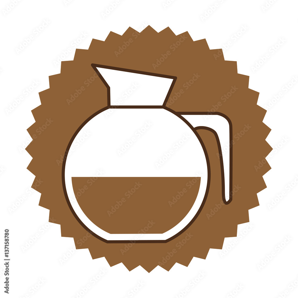 coffee jug icon image design, vector illustration coffee jug icon image design, vector illustration