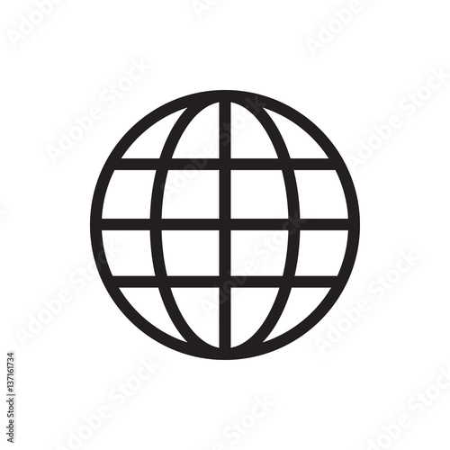globe icon illustration