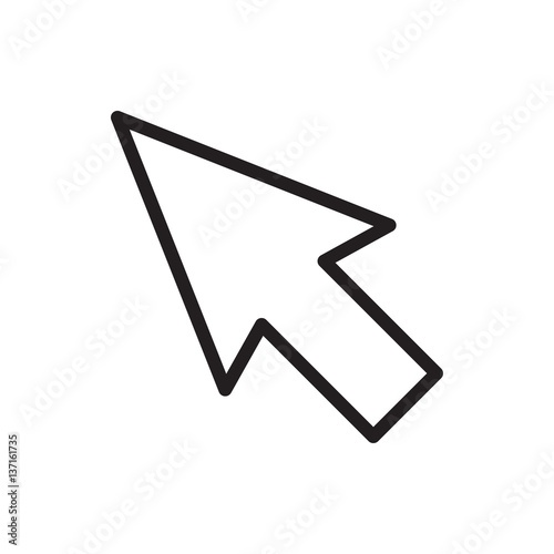 pointer icon illustration