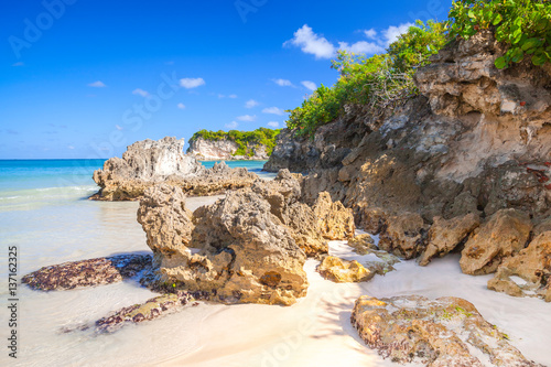 Coastal stones on Macao Beach