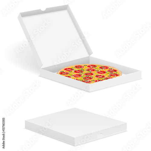 pizza in box