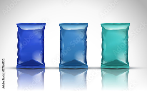 colorful snack bags