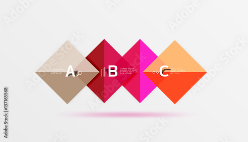 Free Download Geometric square and triangle template - GFXLoad