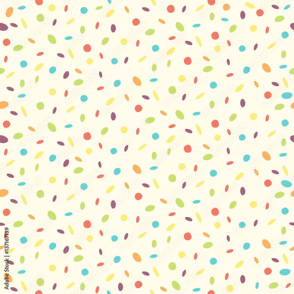 Confetti Pattern - Joyful confetti like seamless pattern for party and carnival designs