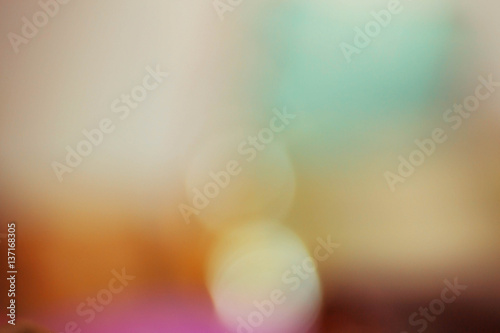 bokeh of lights with background blur.