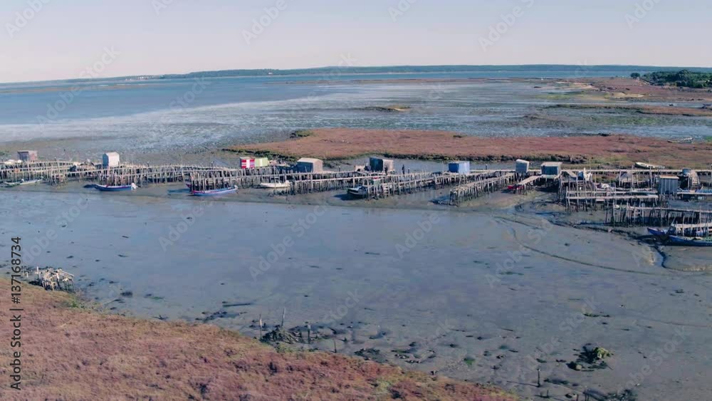 Aerial View of Old Fisherman Piers Aerial View of Old Fisherman Piers