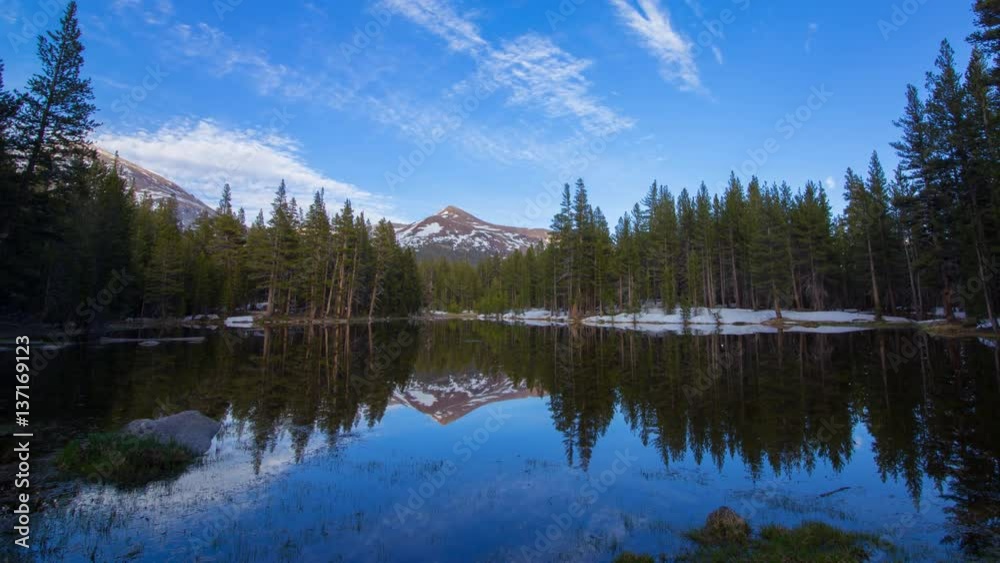 MoCo Tracking Timelapse of Sunset at Alpine Lake in Yosemite -Tilt Up- MoCo Tracking Timelapse of Sunset at Alpine Lake in Yosemite -Tilt Up-