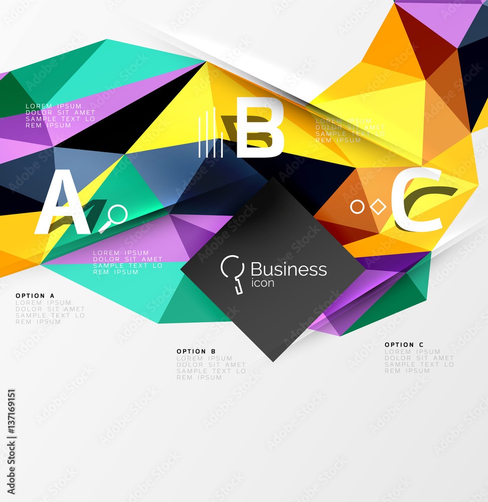 Low poly polygonal triangle abstract background Low poly polygonal triangle abstract background